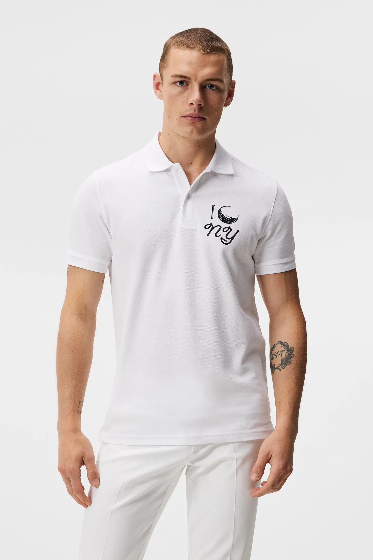 Troy Golf Polo / White