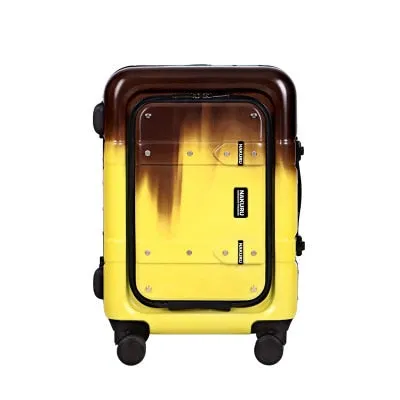 Unisex 20 24 29 Inch Aluminum Frame Rolling Luggage Trolley Suitcase