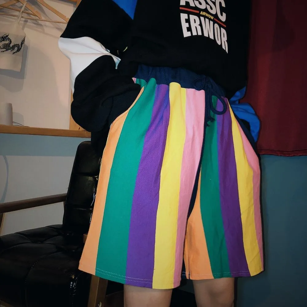 Vintage Rainbow Shorts