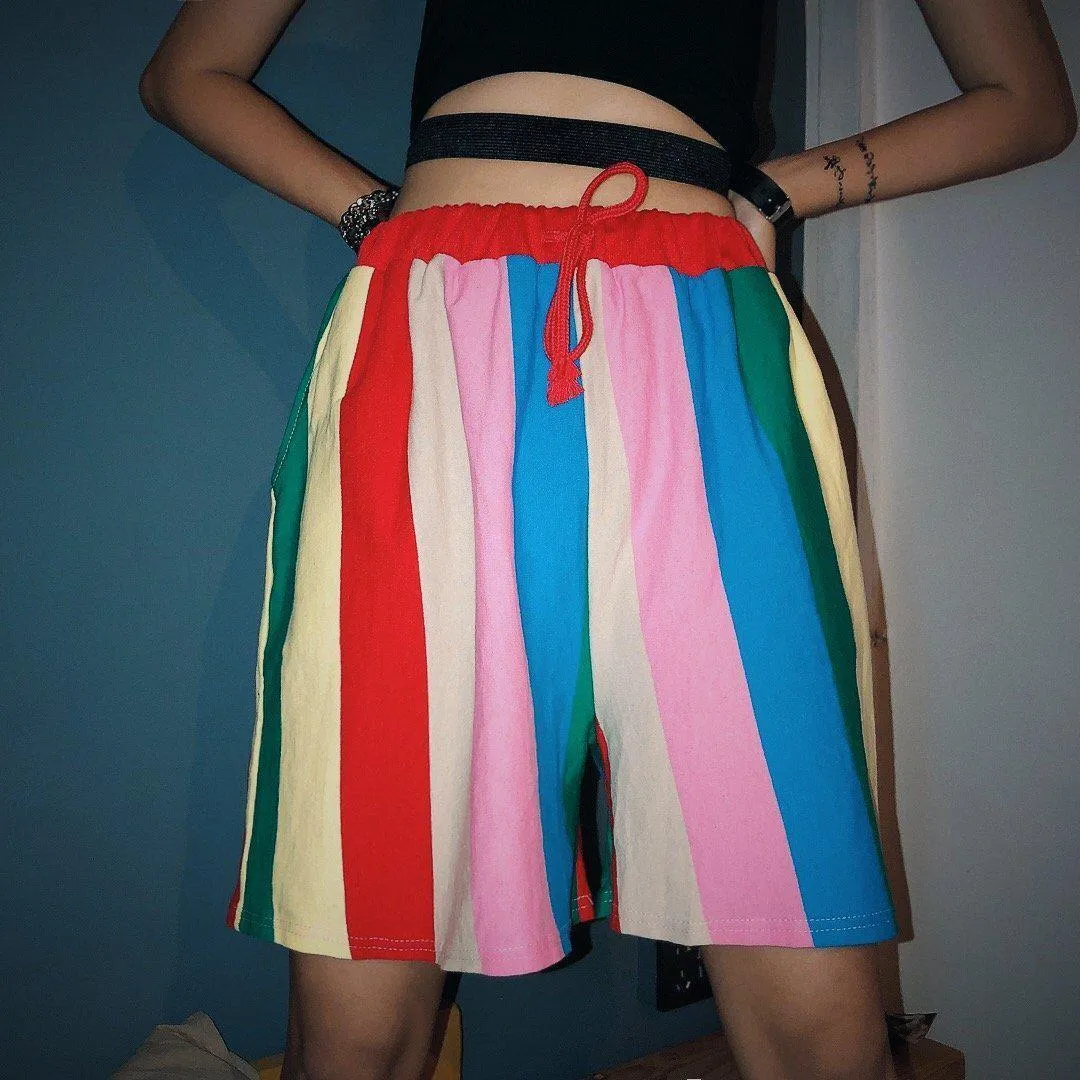 Vintage Rainbow Shorts