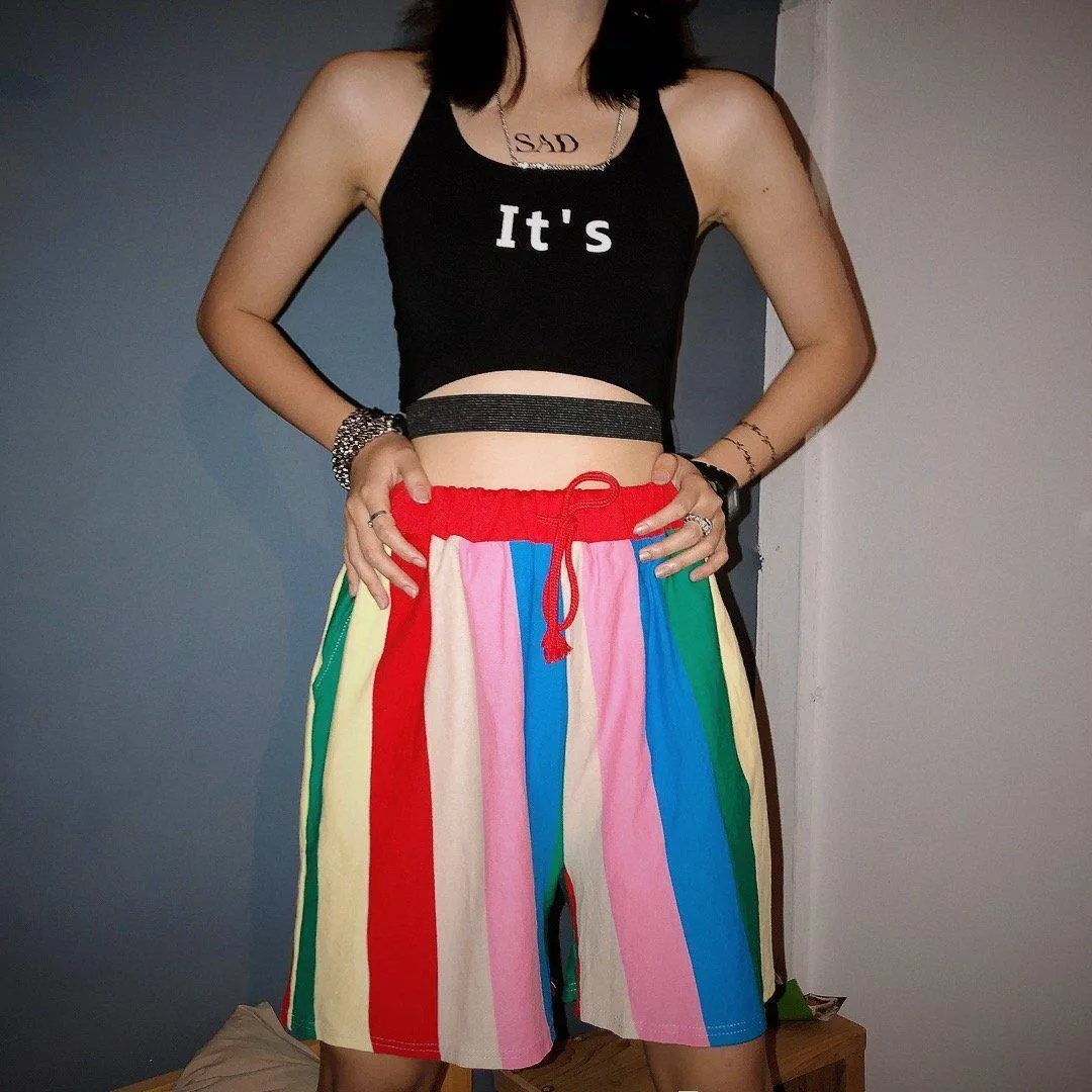 Vintage Rainbow Shorts