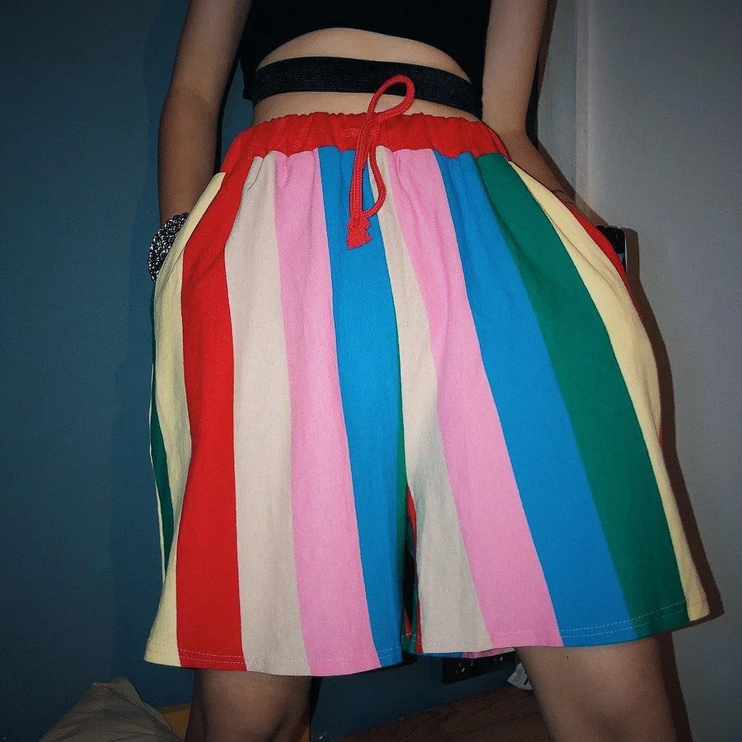 Vintage Rainbow Shorts