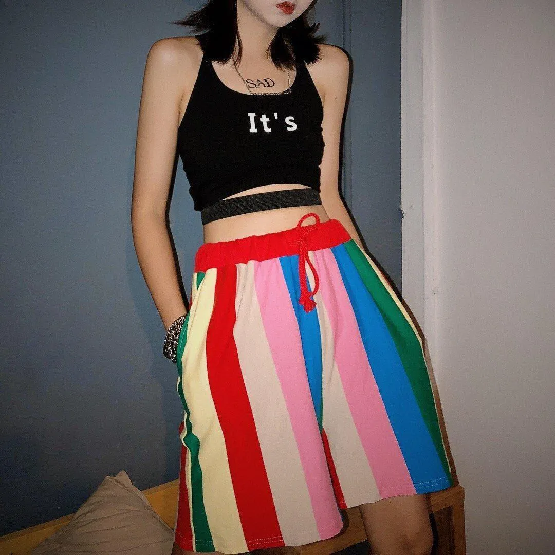 Vintage Rainbow Shorts