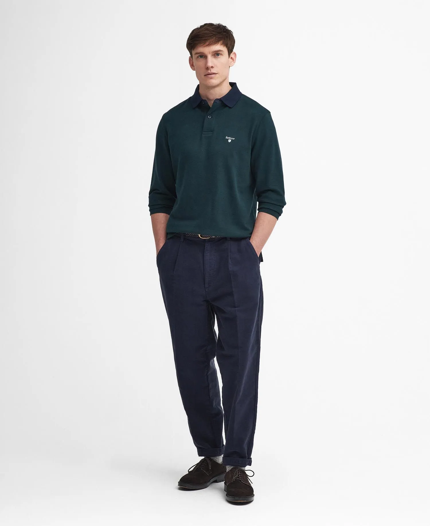  Walkford Long-Sleeved Polo Shirt     