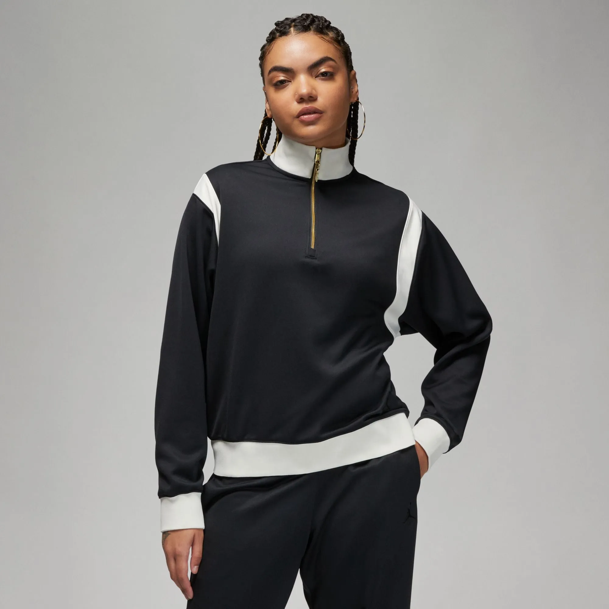 Womens Jordan (HER)itage Track Jacket 'Black'