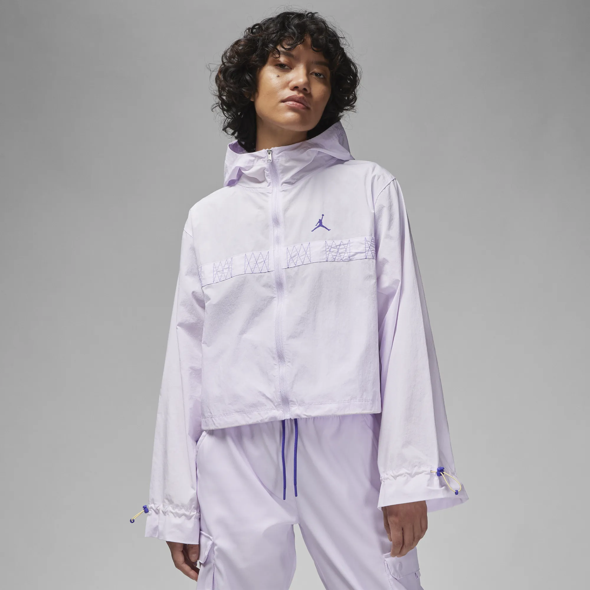 Womens Jordan Sport Lightweight Jacket 'Barely Grape'