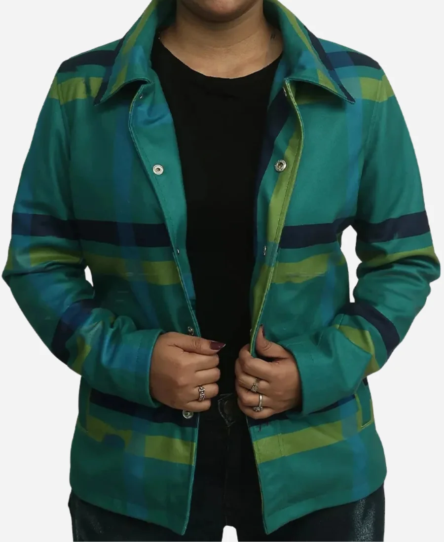 Yellowstone The Epic Return Beth Dutton Green Flannel Jacket