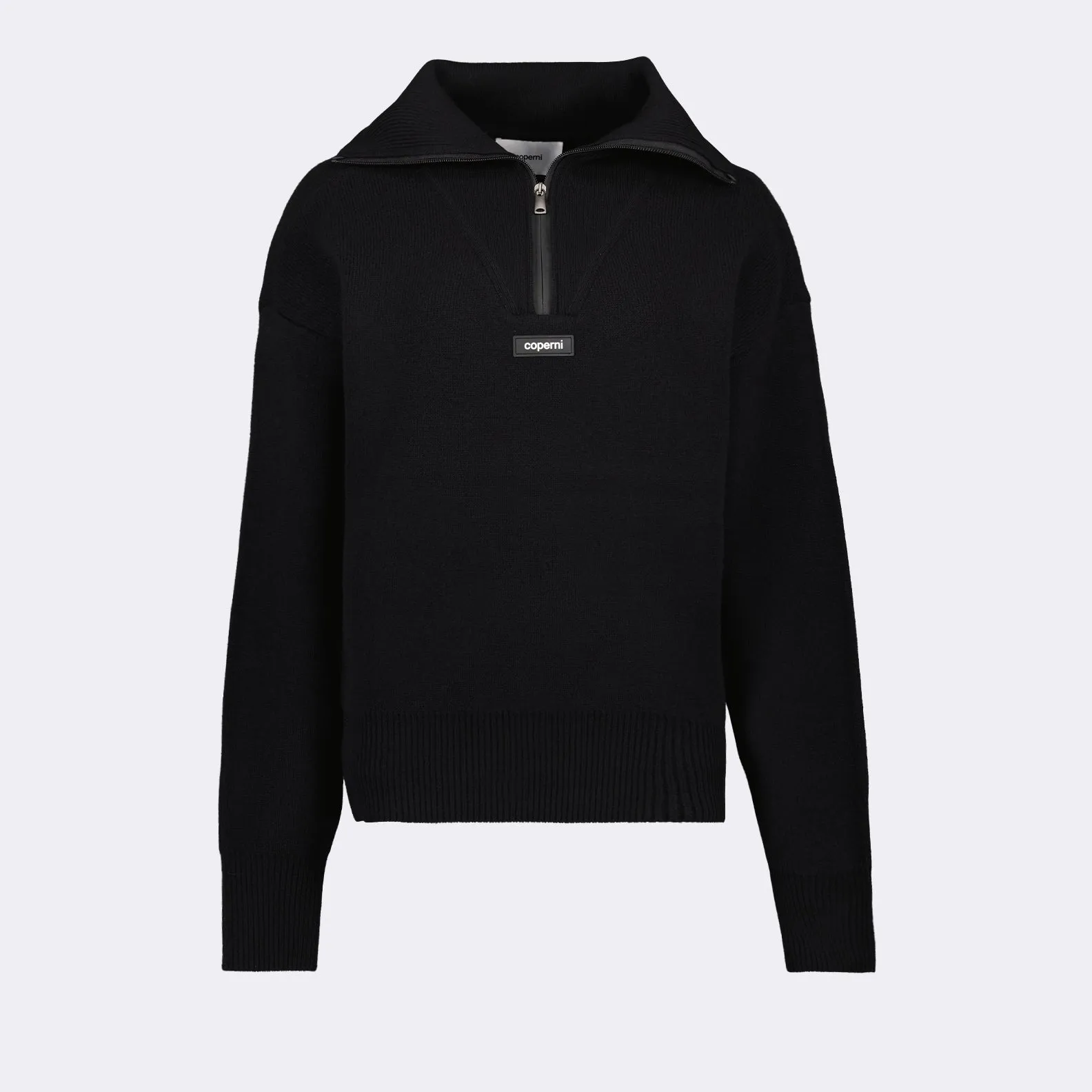 Zipped Collar Pullover